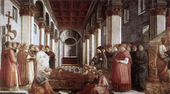 Fra Filippo Lippi The Saint-s Funeral oil painting image